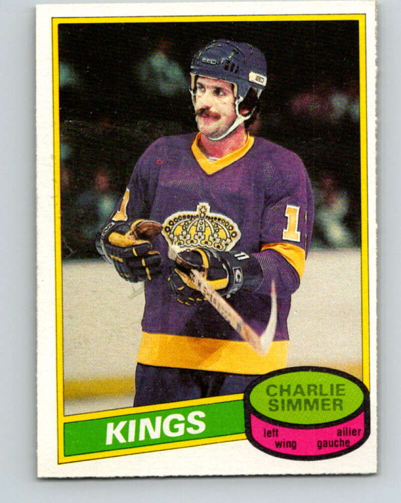 1980-81 O-Pee-Chee #240 Charlie Simmer Los Angeles Kings V39518
