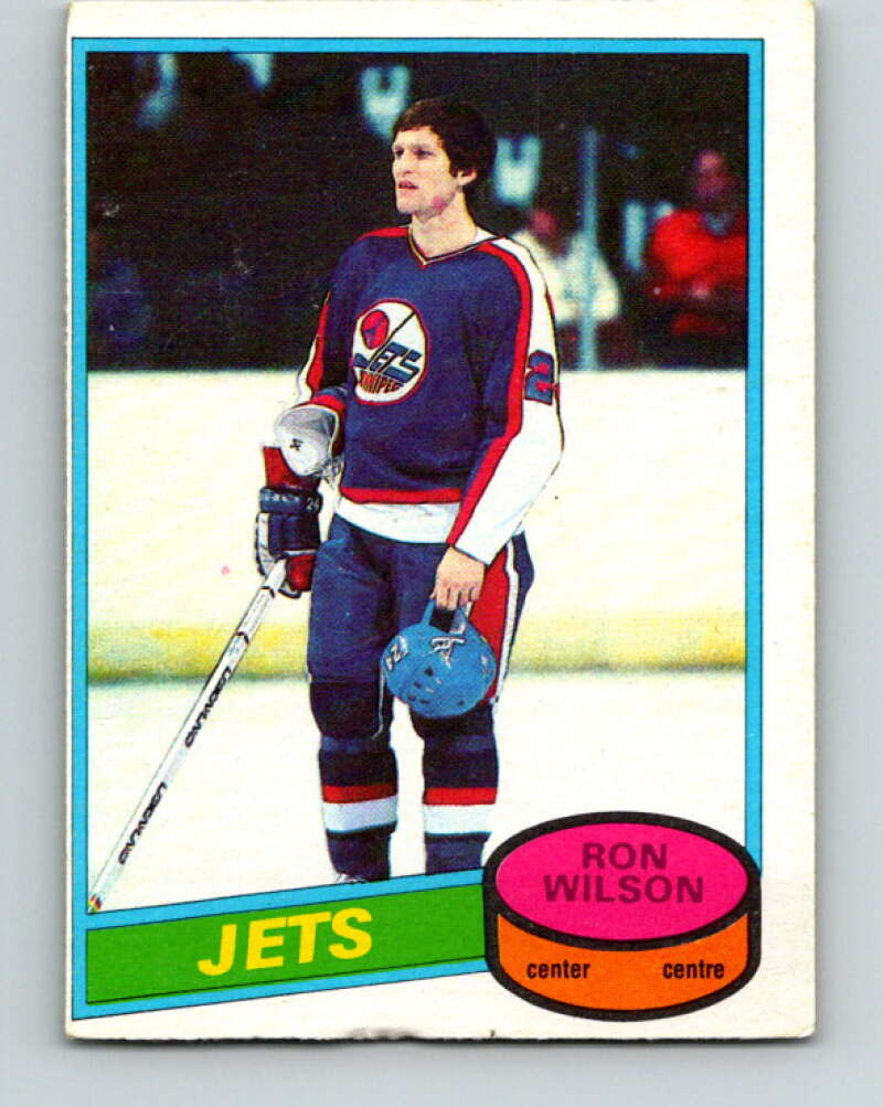 1980-81 O-Pee-Chee #243 Ron Wilson RC Rookie Winnipeg Jets V39529