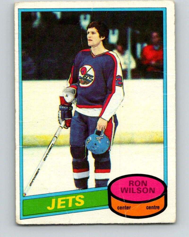 1980-81 O-Pee-Chee #243 Ron Wilson RC Rookie Winnipeg Jets V39531
