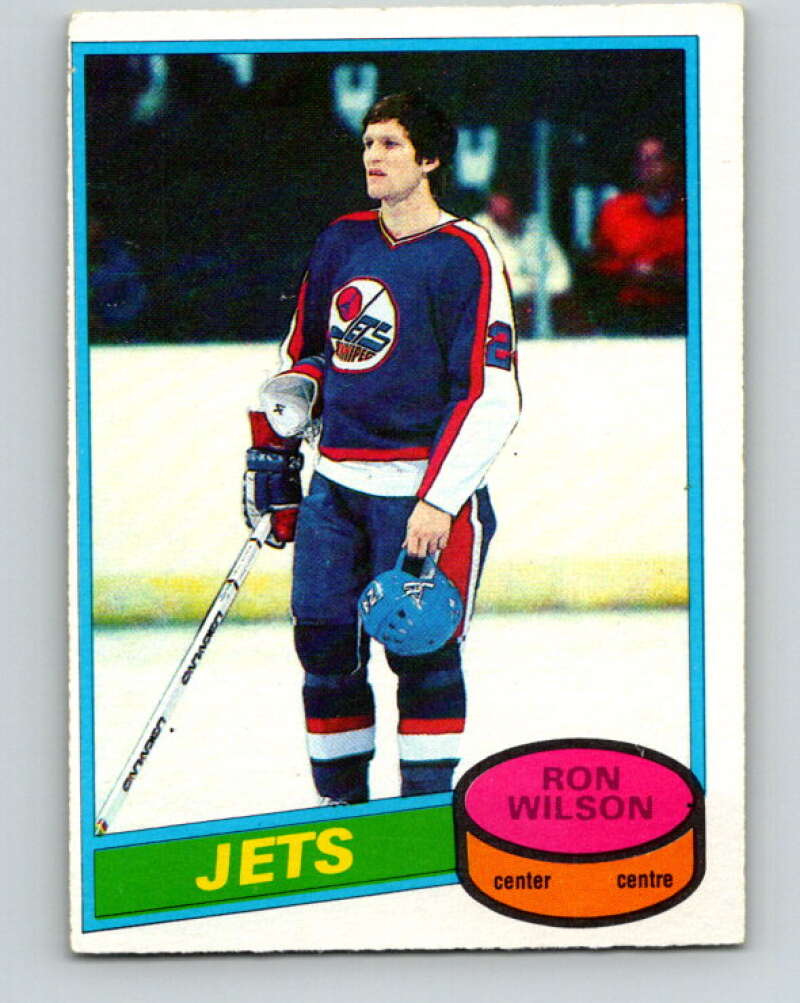 1980-81 O-Pee-Chee #243 Ron Wilson RC Rookie Winnipeg Jets V39533
