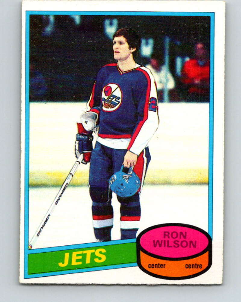 1980-81 O-Pee-Chee #243 Ron Wilson RC Rookie Winnipeg Jets V39535