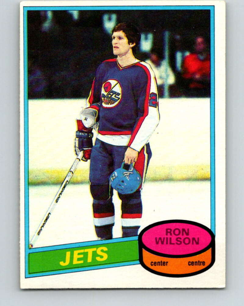 1980-81 O-Pee-Chee #243 Ron Wilson RC Rookie Winnipeg Jets V39537