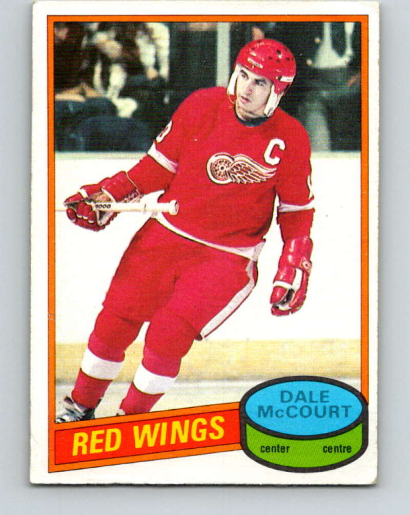 1980-81 O-Pee-Chee #245 Dale McCourt Detroit Red Wings V39559