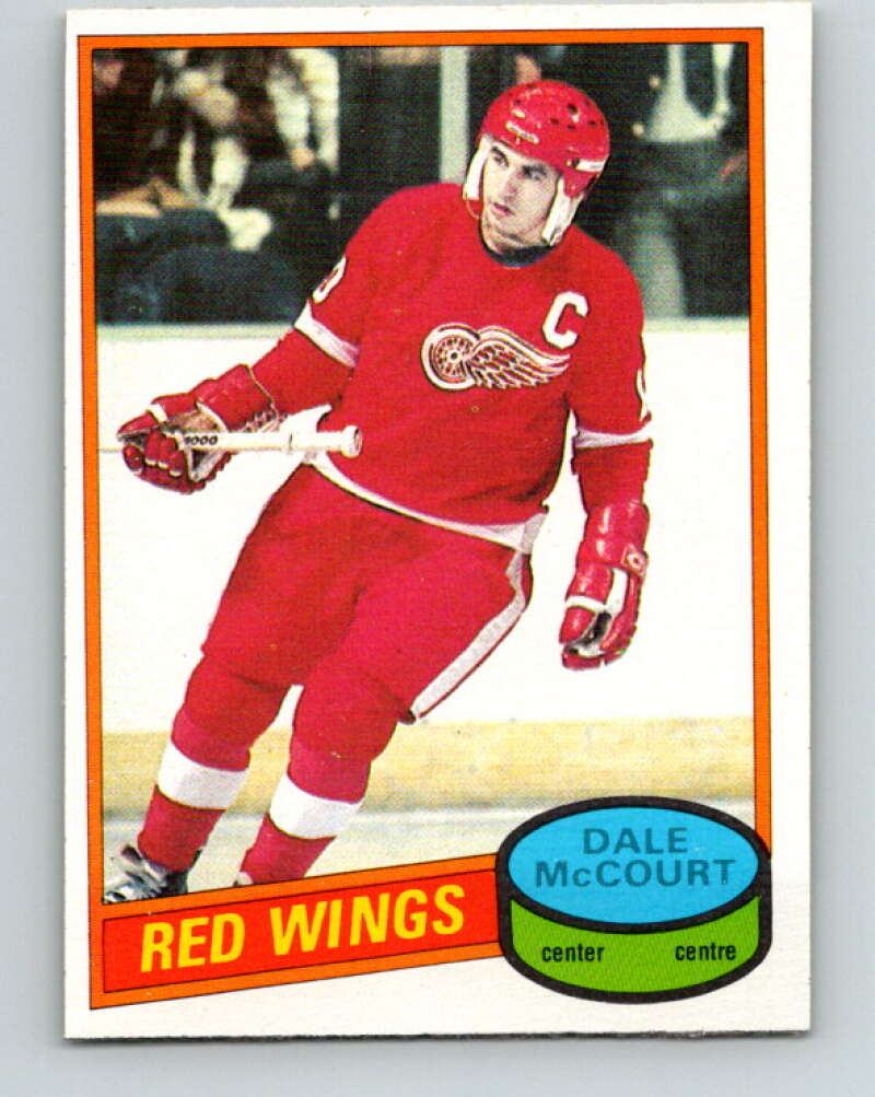 1980-81 O-Pee-Chee #245 Dale McCourt Detroit Red Wings V39560