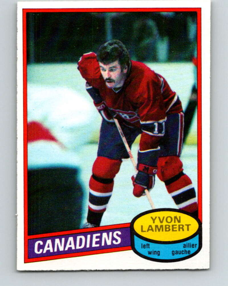 1980-81 O-Pee-Chee #246 Yvon Lambert Montreal Canadiens V39571
