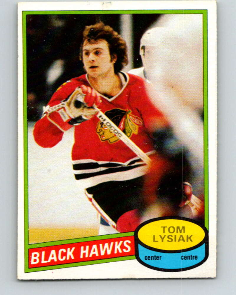 1980-81 O-Pee-Chee #247 Tom Lysiak Chicago Blackhawks V39582