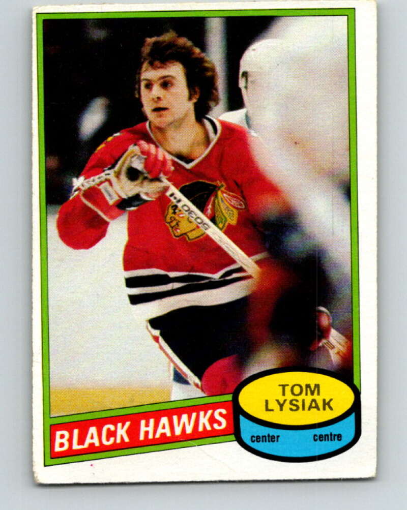 1980-81 O-Pee-Chee #247 Tom Lysiak Chicago Blackhawks V39585