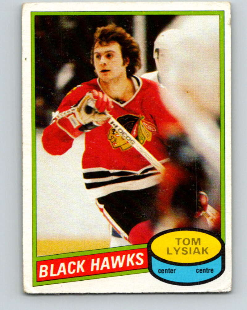 1980-81 O-Pee-Chee #247 Tom Lysiak Chicago Blackhawks V39586