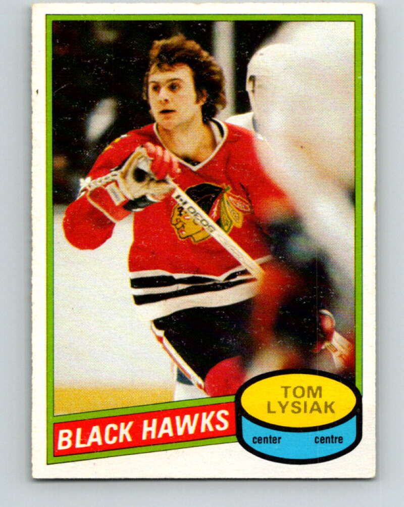 1980-81 O-Pee-Chee #247 Tom Lysiak Chicago Blackhawks V39589