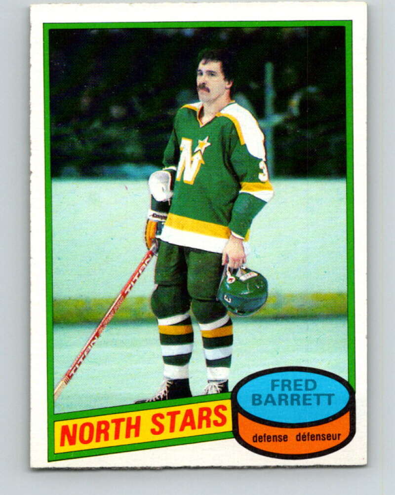 1980-81 O-Pee-Chee #253 Fred Barrett Minnesota North Stars V39633