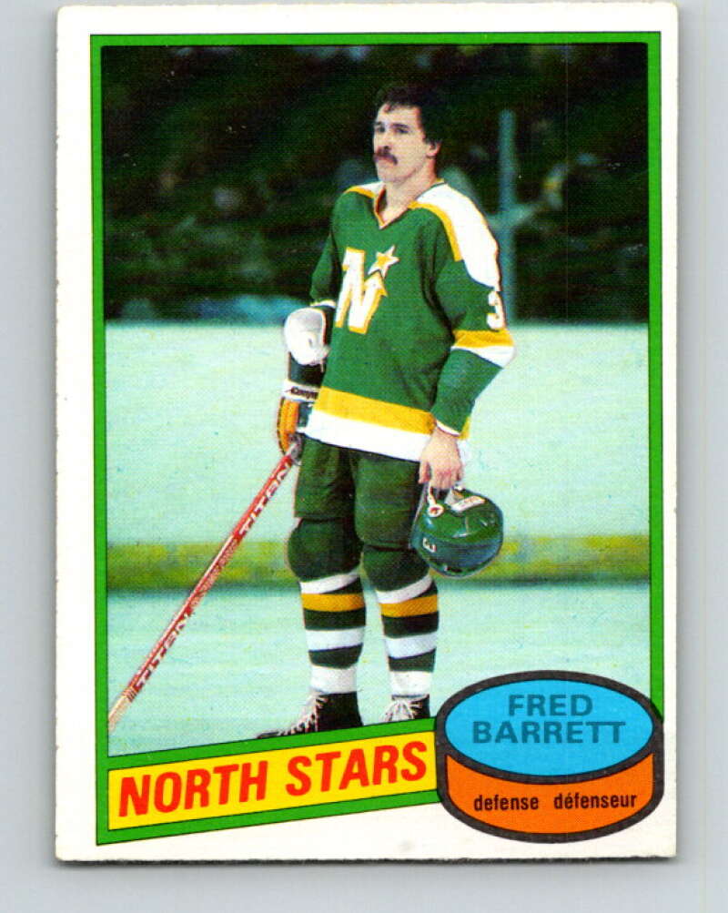 1980-81 O-Pee-Chee #253 Fred Barrett Minnesota North Stars V39634