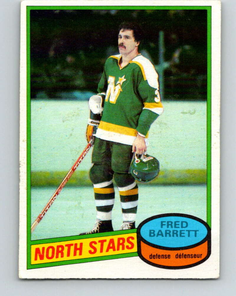 1980-81 O-Pee-Chee #253 Fred Barrett Minnesota North Stars V39640