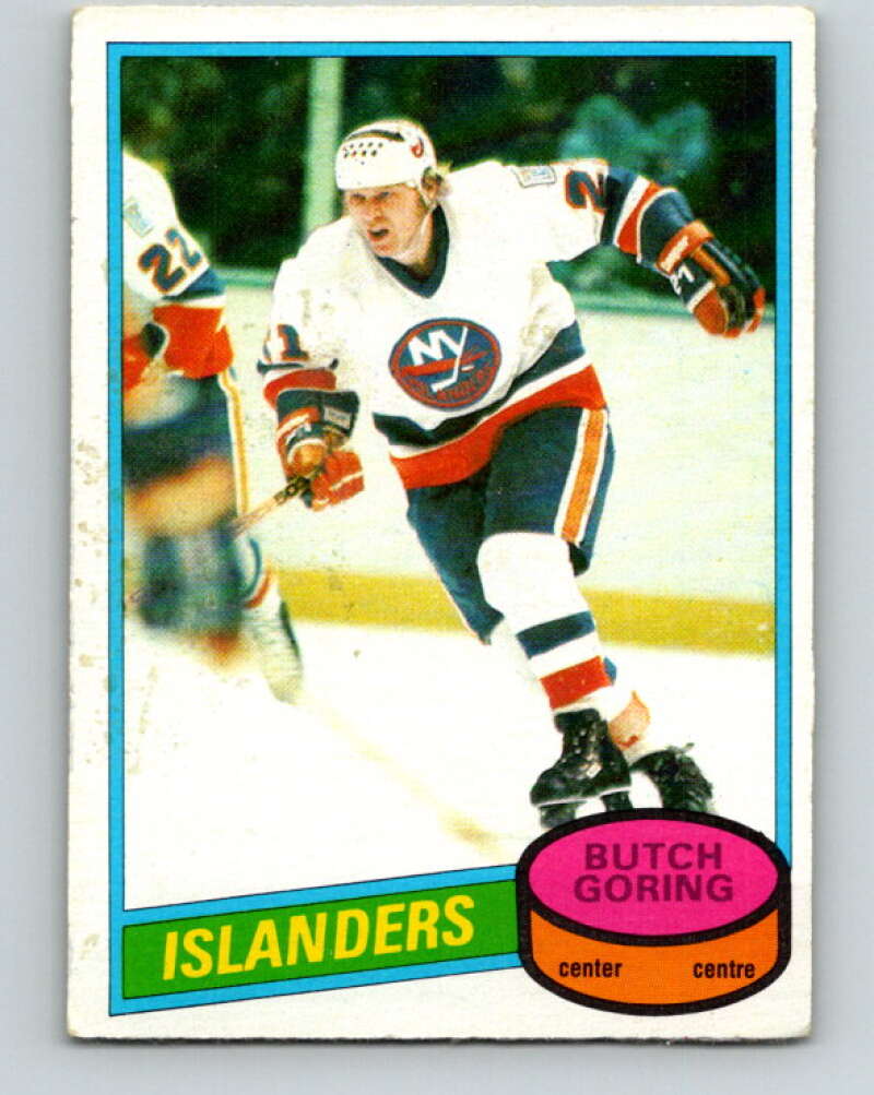 1980-81 O-Pee-Chee #254 Butch Goring New York Islanders V39641
