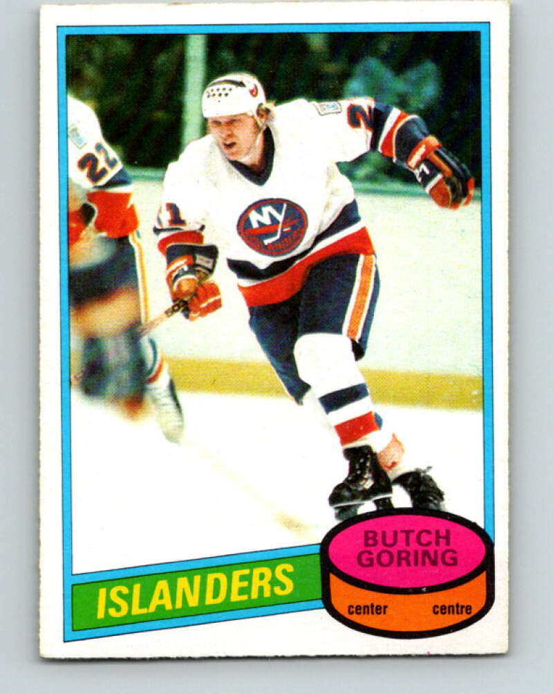 1980-81 O-Pee-Chee #254 Butch Goring New York Islanders V39643