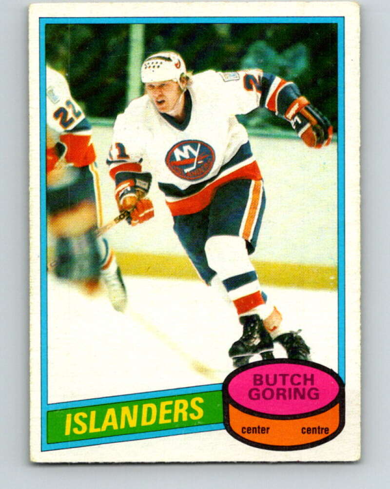 1980-81 O-Pee-Chee #254 Butch Goring New York Islanders V39645