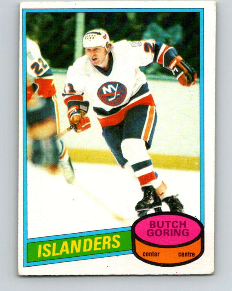 1980-81 O-Pee-Chee #254 Butch Goring New York Islanders V39647