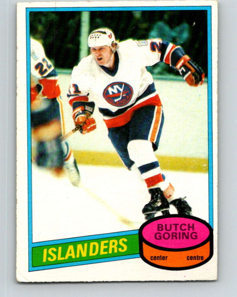 1980-81 O-Pee-Chee #254 Butch Goring New York Islanders V39653