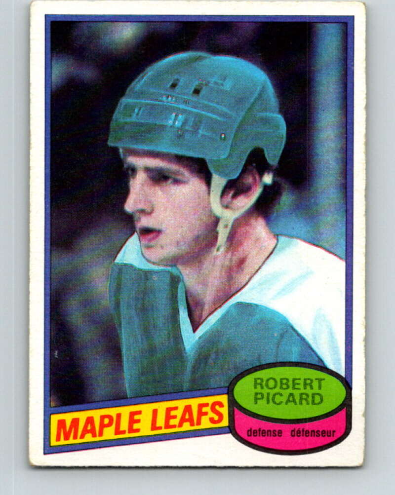 1980-81 O-Pee-Chee #255 Robert Picard Toronto Maple Leafs V39655