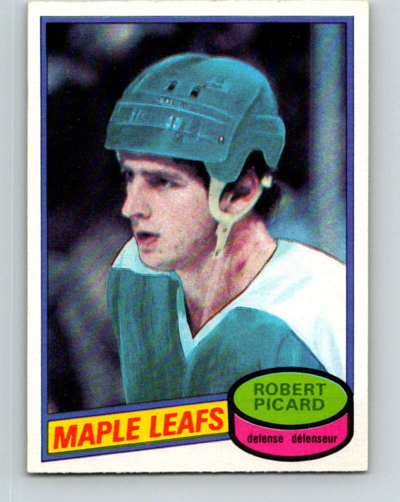 1980-81 O-Pee-Chee #255 Robert Picard Toronto Maple Leafs V39656