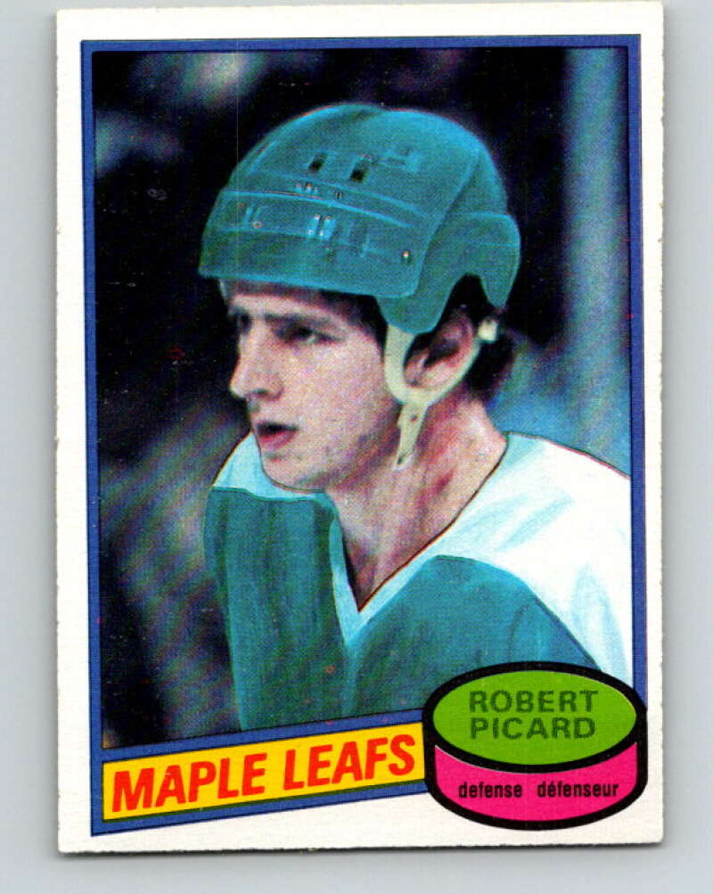 1980-81 O-Pee-Chee #255 Robert Picard Toronto Maple Leafs V39660