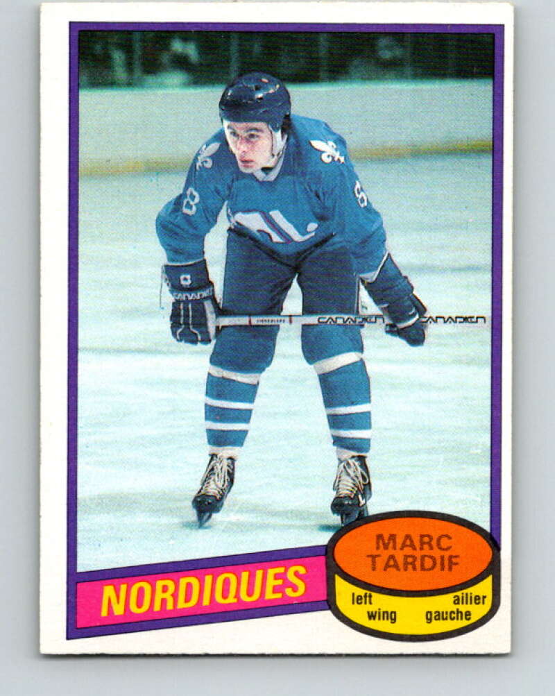 1980-81 O-Pee-Chee #256 Marc Tardif Quebec Nordiques V39661
