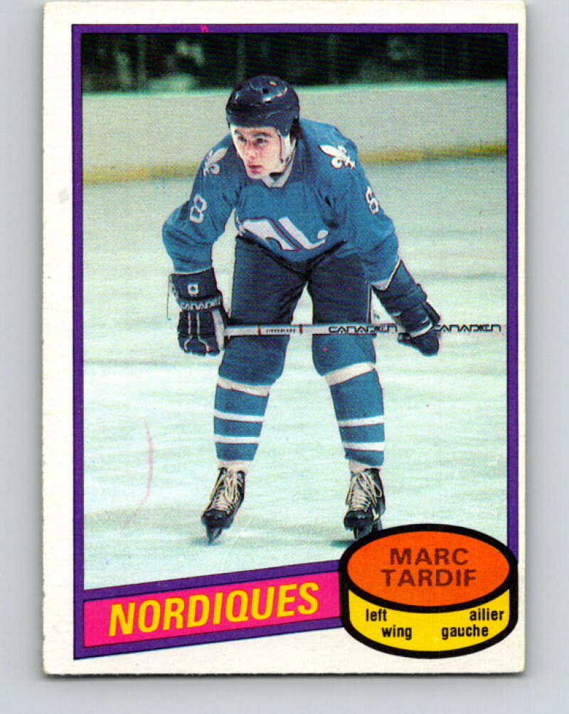 1980-81 O-Pee-Chee #256 Marc Tardif Quebec Nordiques V39664