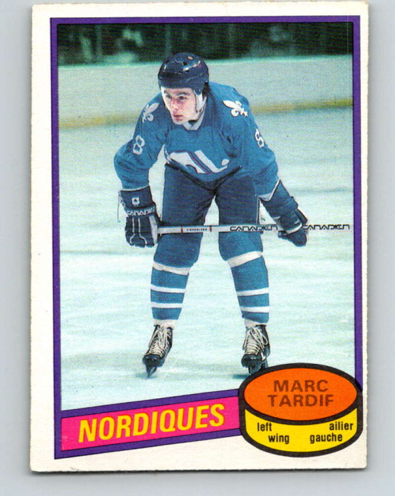 1980-81 O-Pee-Chee #256 Marc Tardif Quebec Nordiques V39670