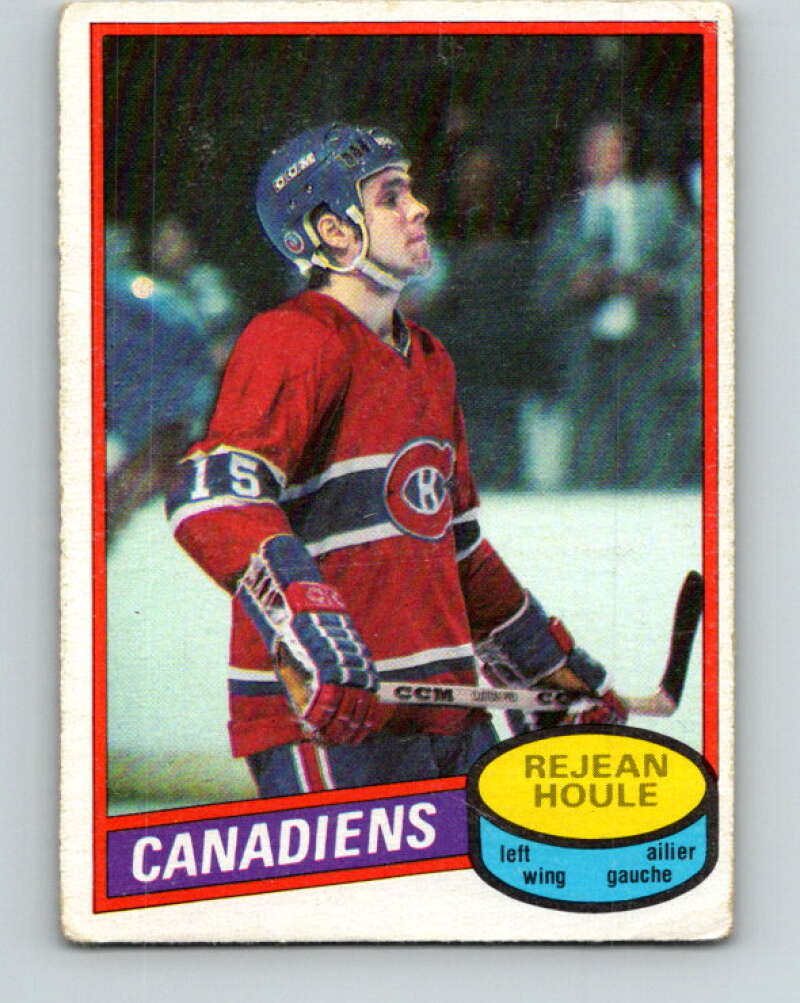 1980-81 O-Pee-Chee #261 Rejean Houle Montreal Canadiens V39703