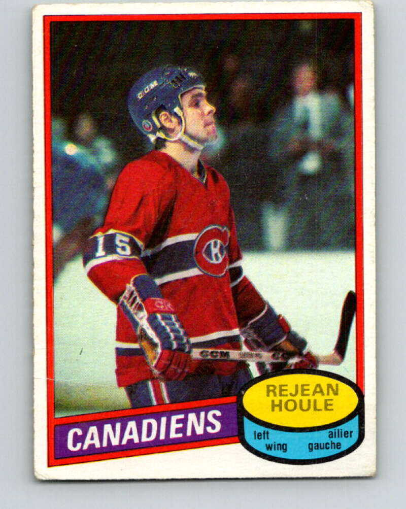 1980-81 O-Pee-Chee #261 Rejean Houle Montreal Canadiens V39709
