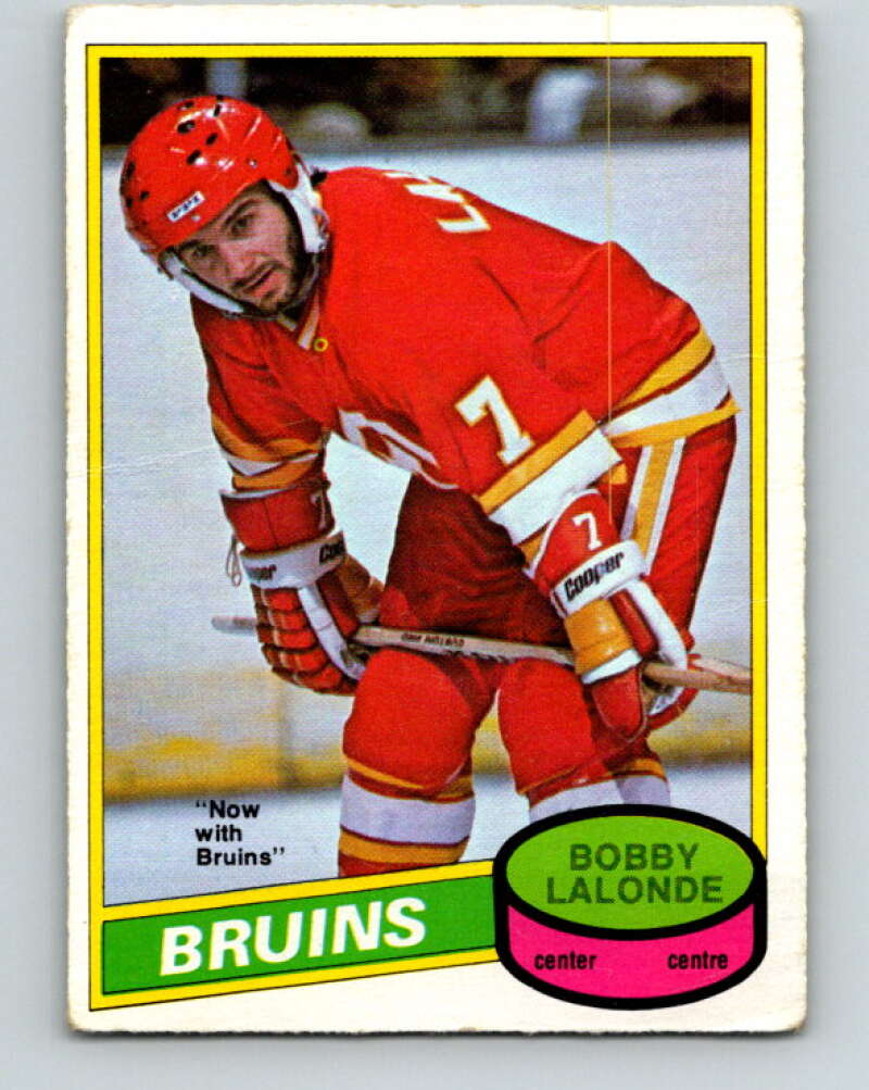 1980-81 O-Pee-Chee #265 Bobby Lalonde Boston Bruins V39744