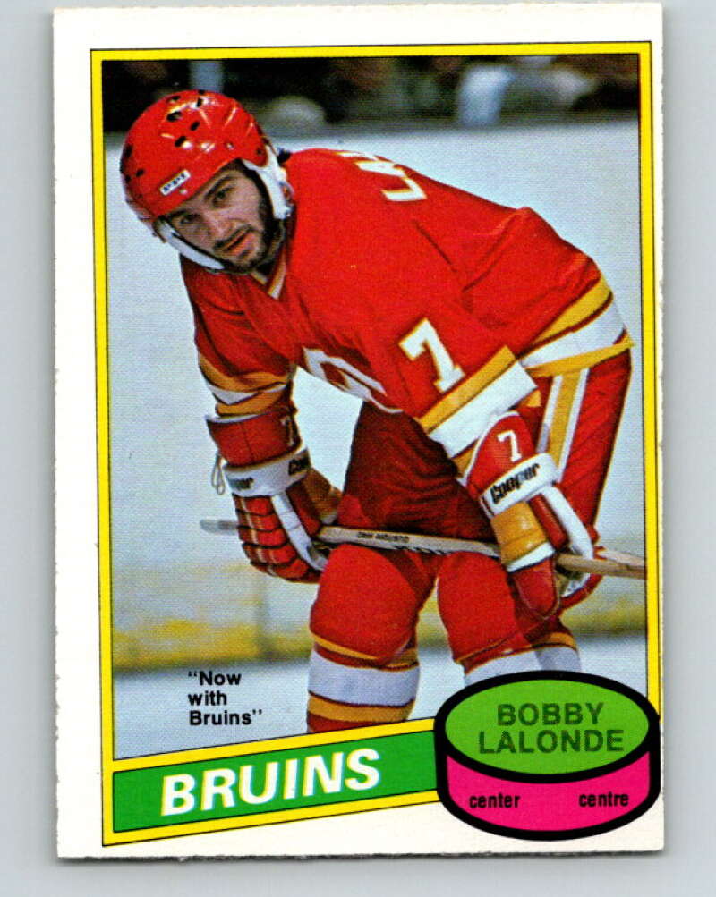 1980-81 O-Pee-Chee #265 Bobby Lalonde Boston Bruins V39748