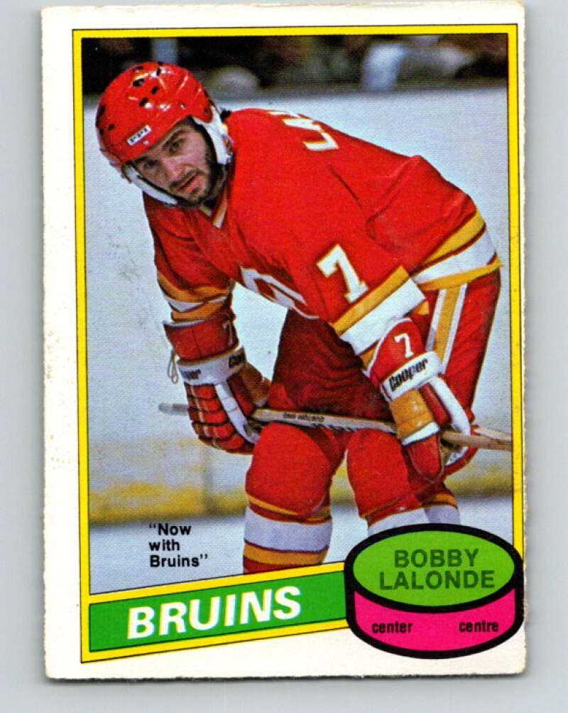 1980-81 O-Pee-Chee #265 Bobby Lalonde Boston Bruins V39750
