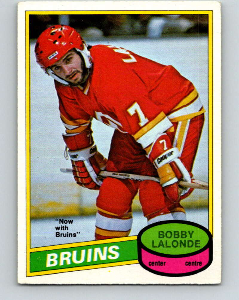1980-81 O-Pee-Chee #265 Bobby Lalonde Boston Bruins V39753