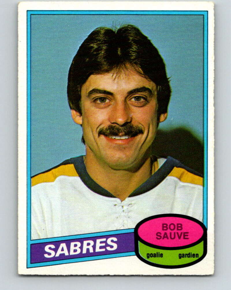 1980-81 O-Pee-Chee #266 Bob Sauve Buffalo Sabres V39759