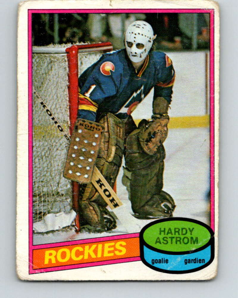 1980-81 O-Pee-Chee #269 Hardy Astrom RC Rookie Colorado Rockies V39790