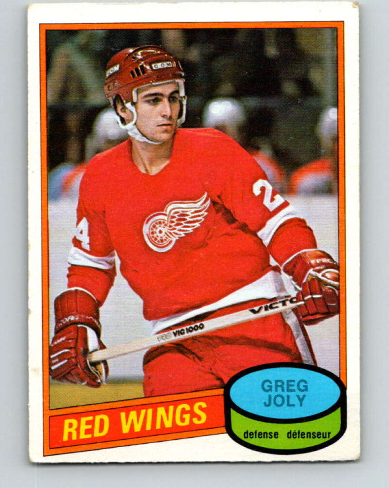 1980-81 O-Pee-Chee #270 Greg Joly Detroit Red Wings V39799