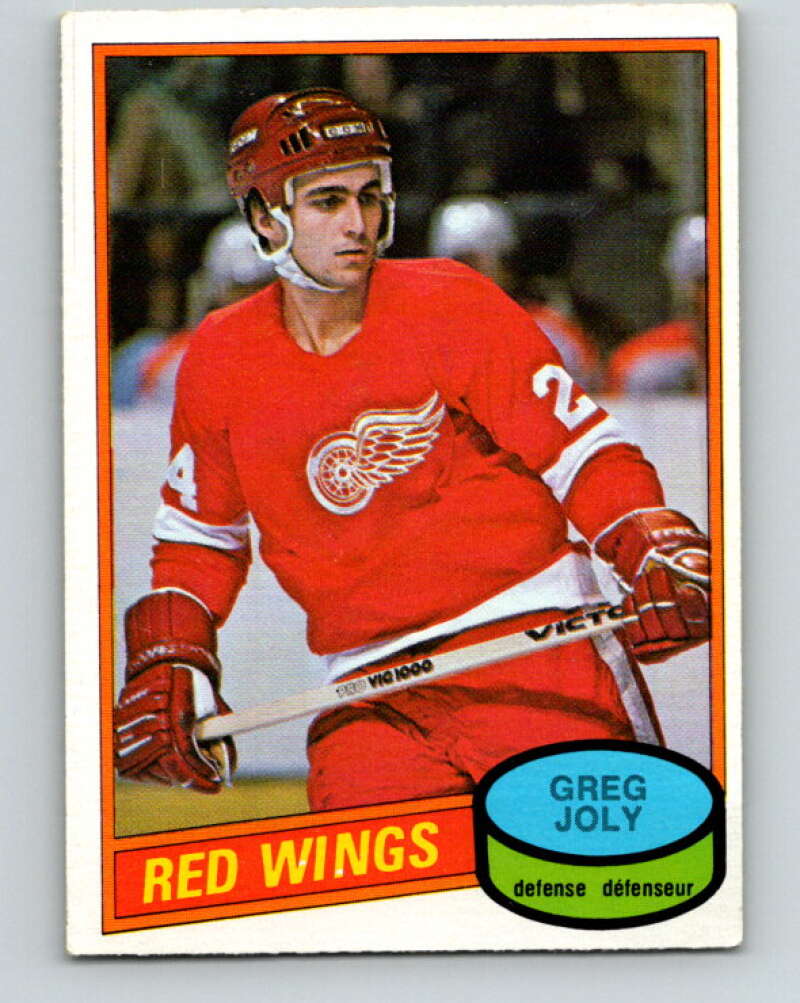 1980-81 O-Pee-Chee #270 Greg Joly Detroit Red Wings V39800