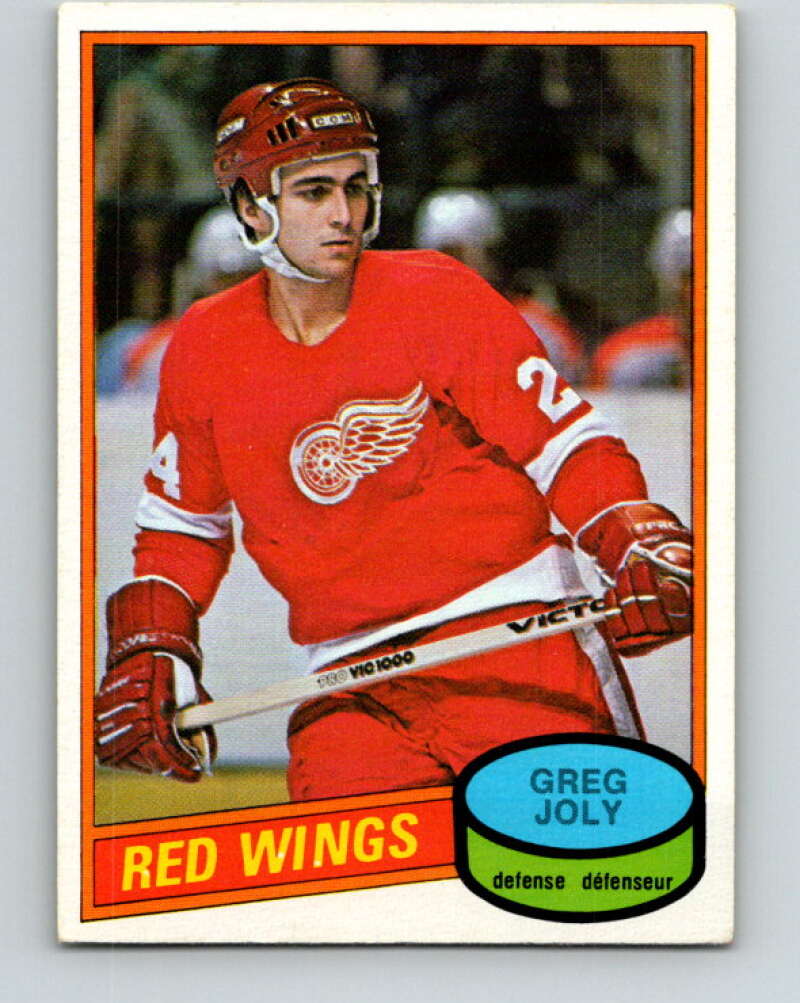 1980-81 O-Pee-Chee #270 Greg Joly Detroit Red Wings V39802