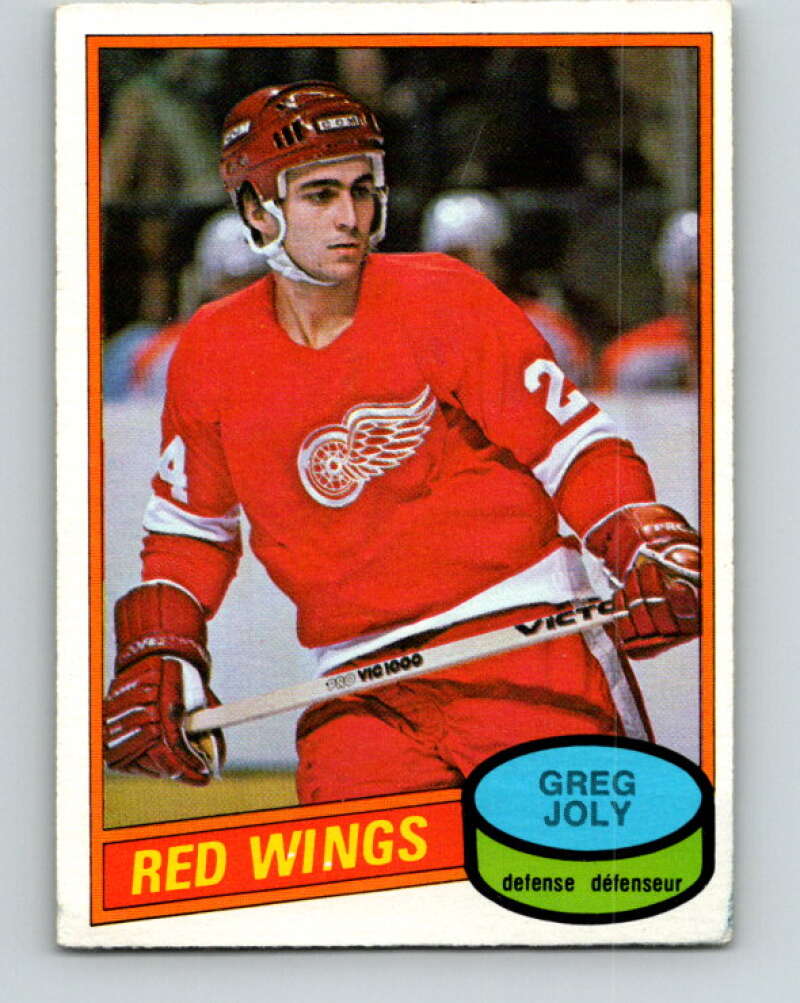 1980-81 O-Pee-Chee #270 Greg Joly Detroit Red Wings V39807