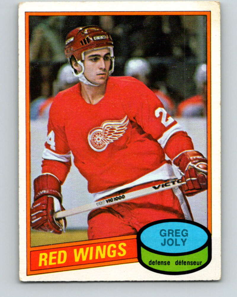 1980-81 O-Pee-Chee #270 Greg Joly Detroit Red Wings V39811