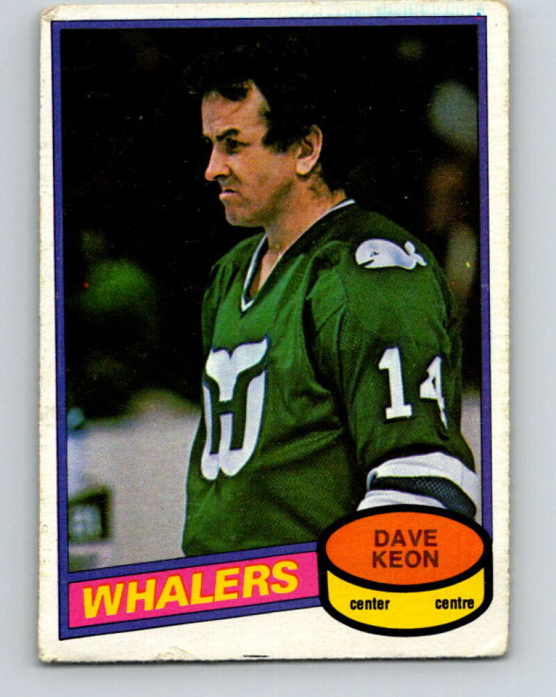 1980-81 O-Pee-Chee #272 Dave Keon Hartford Whalers V39822