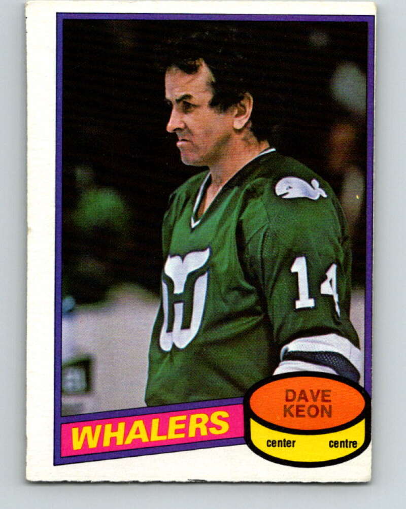 1980-81 O-Pee-Chee #272 Dave Keon Hartford Whalers V39827