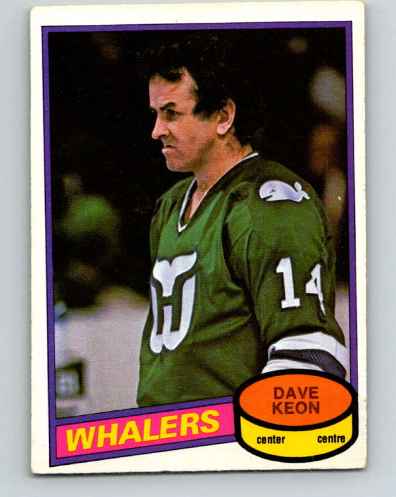 1980-81 O-Pee-Chee #272 Dave Keon Hartford Whalers V39830