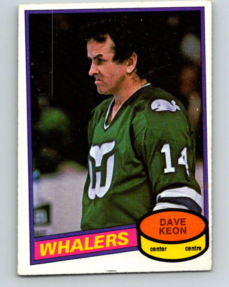 1980-81 O-Pee-Chee #272 Dave Keon Hartford Whalers V39831
