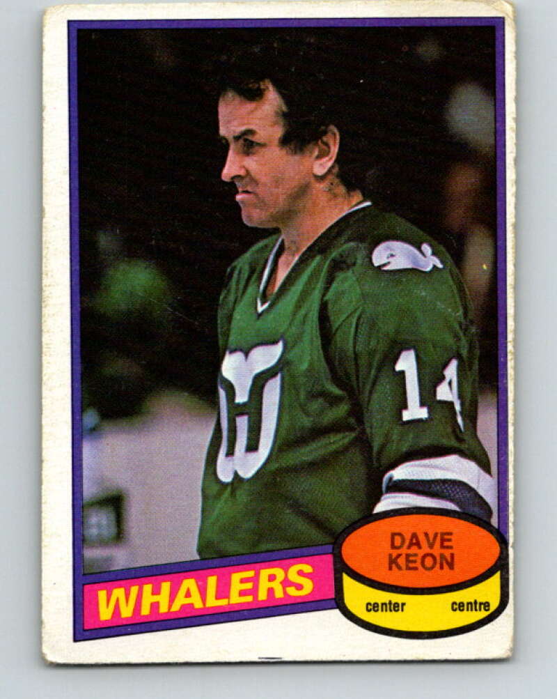 1980-81 O-Pee-Chee #272 Dave Keon Hartford Whalers V39835