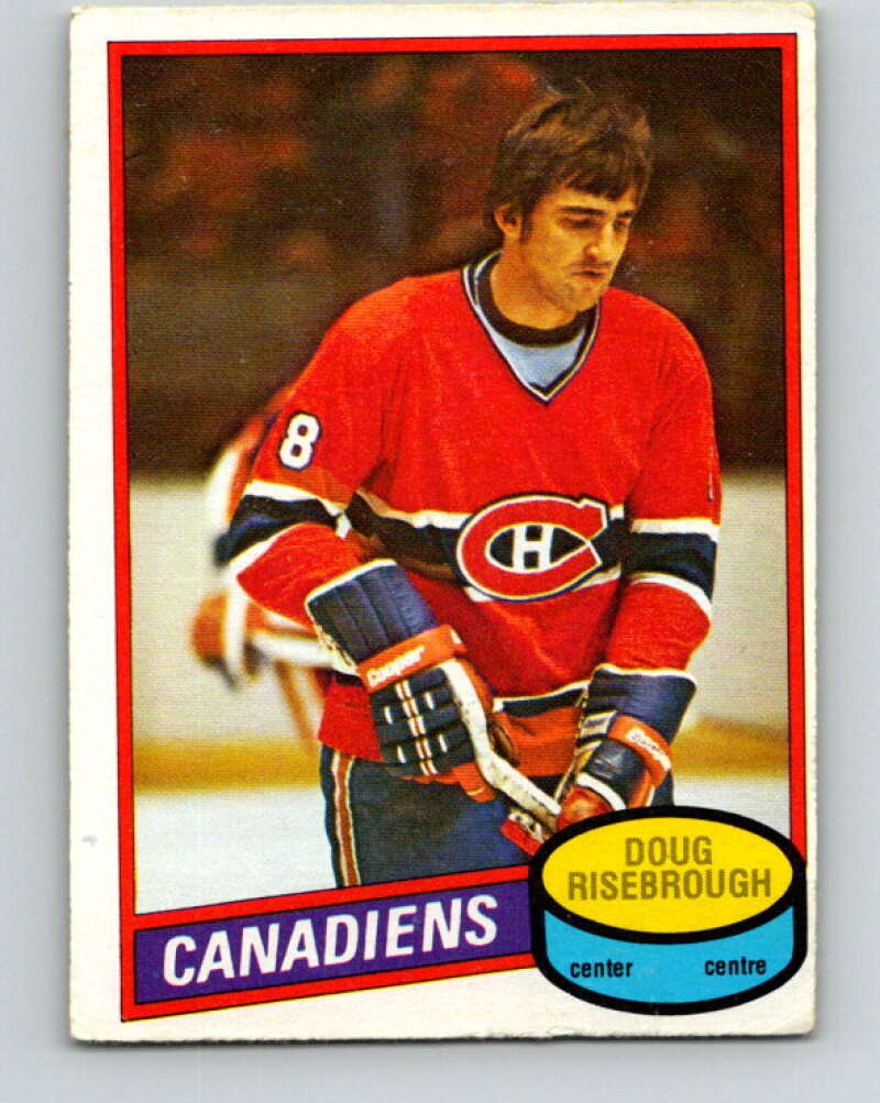 1980-81 O-Pee-Chee #275 Doug Risebrough UER Montreal Canadiens V39863