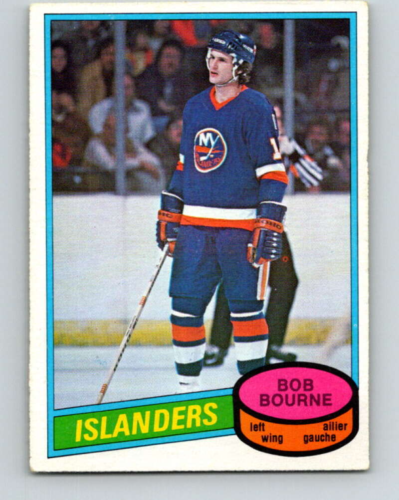 1980-81 O-Pee-Chee #276 Bob Bourne New York Islanders V39870