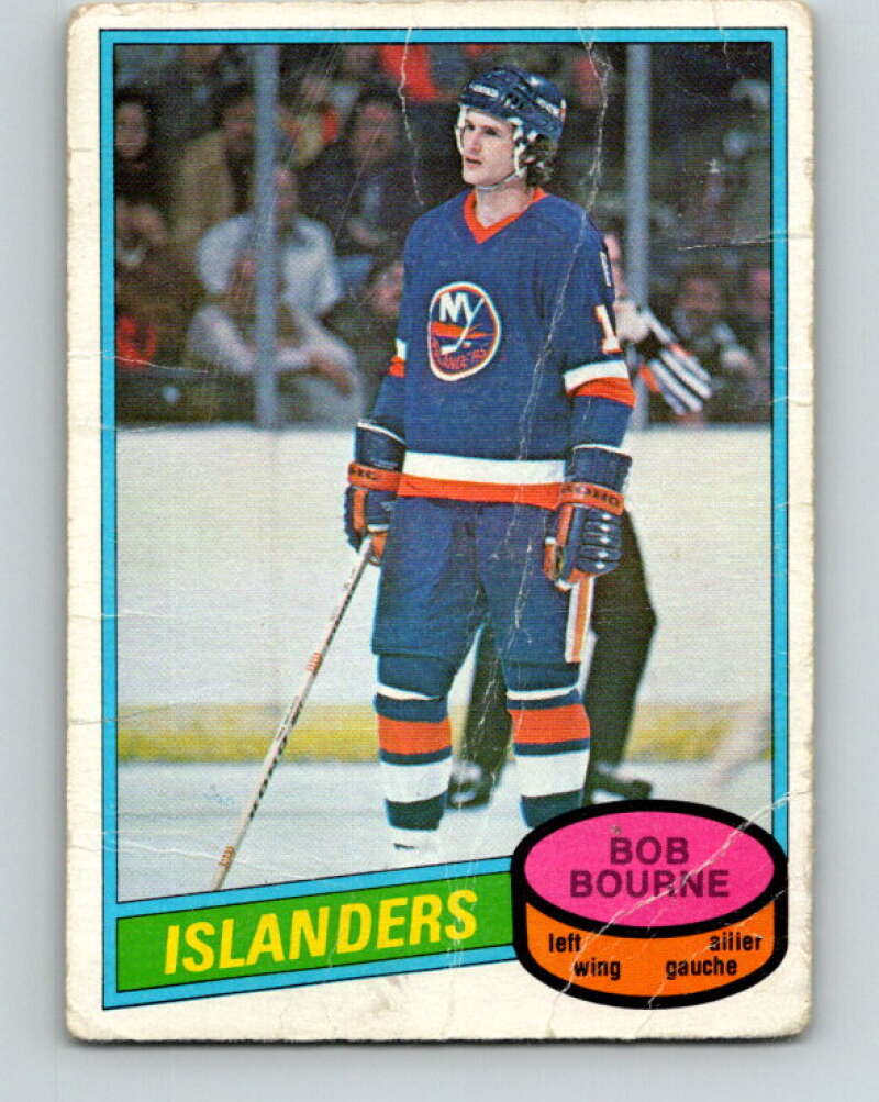 1980-81 O-Pee-Chee #276 Bob Bourne New York Islanders V39871