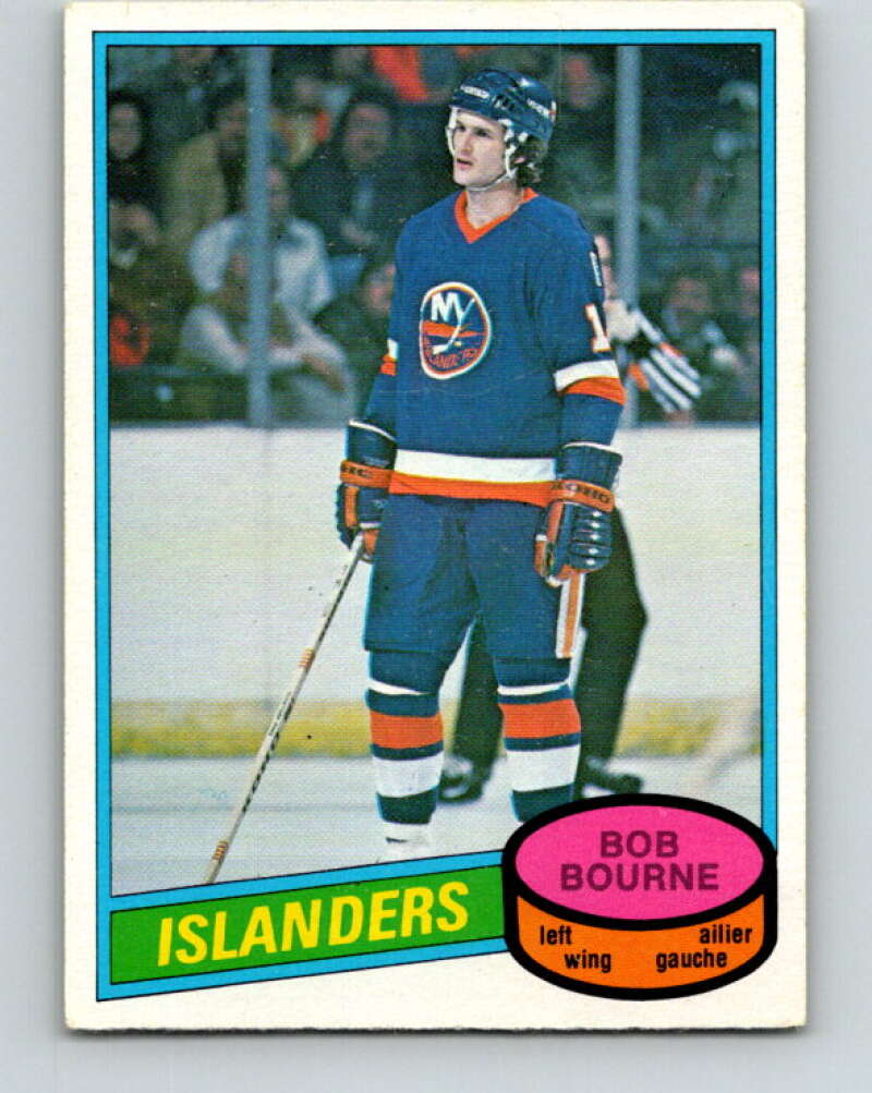 1980-81 O-Pee-Chee #276 Bob Bourne New York Islanders V39873