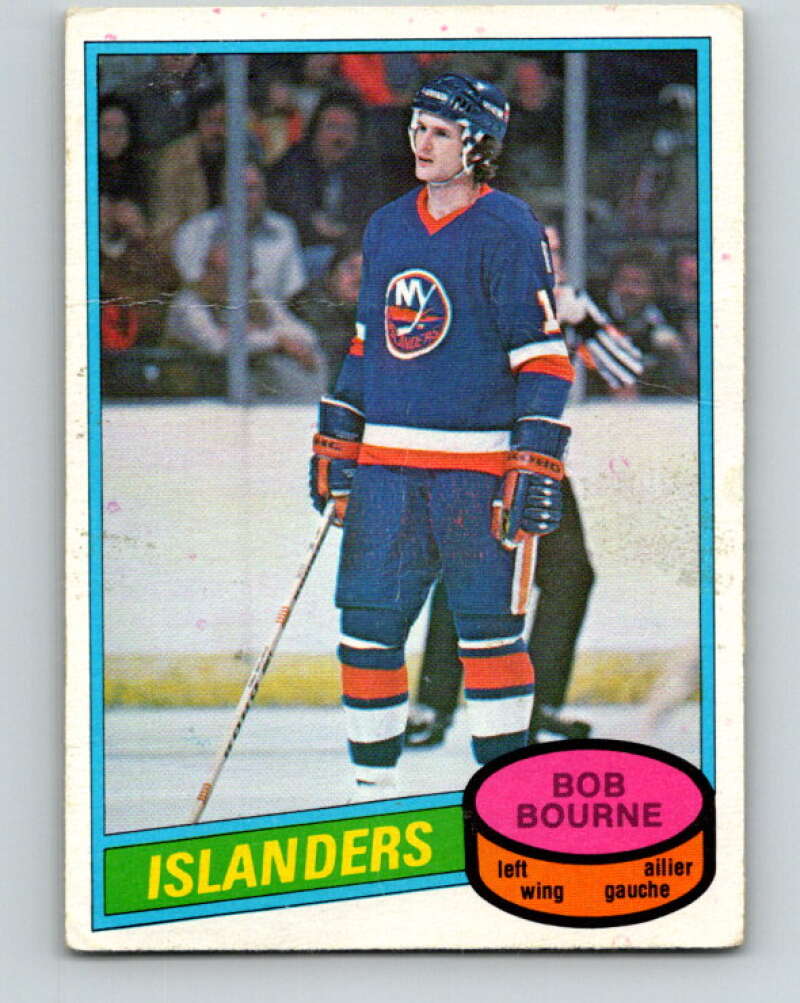 1980-81 O-Pee-Chee #276 Bob Bourne New York Islanders V39874